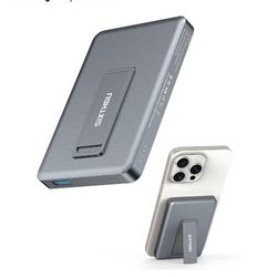 Portable Charger, for Magsafe Power Bank with Foldable Alloy-Stand, 10000mAh Magnetic Battery Pack with 22.5W Fast Charging for iPhone 17/16/15/14/13/