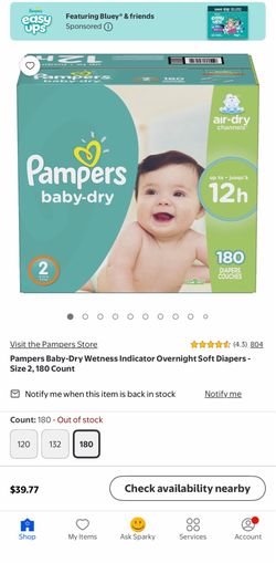 Pampers size 2