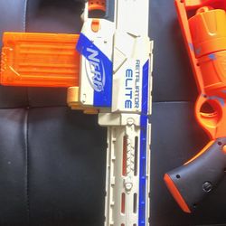 Nurf guns and water gun