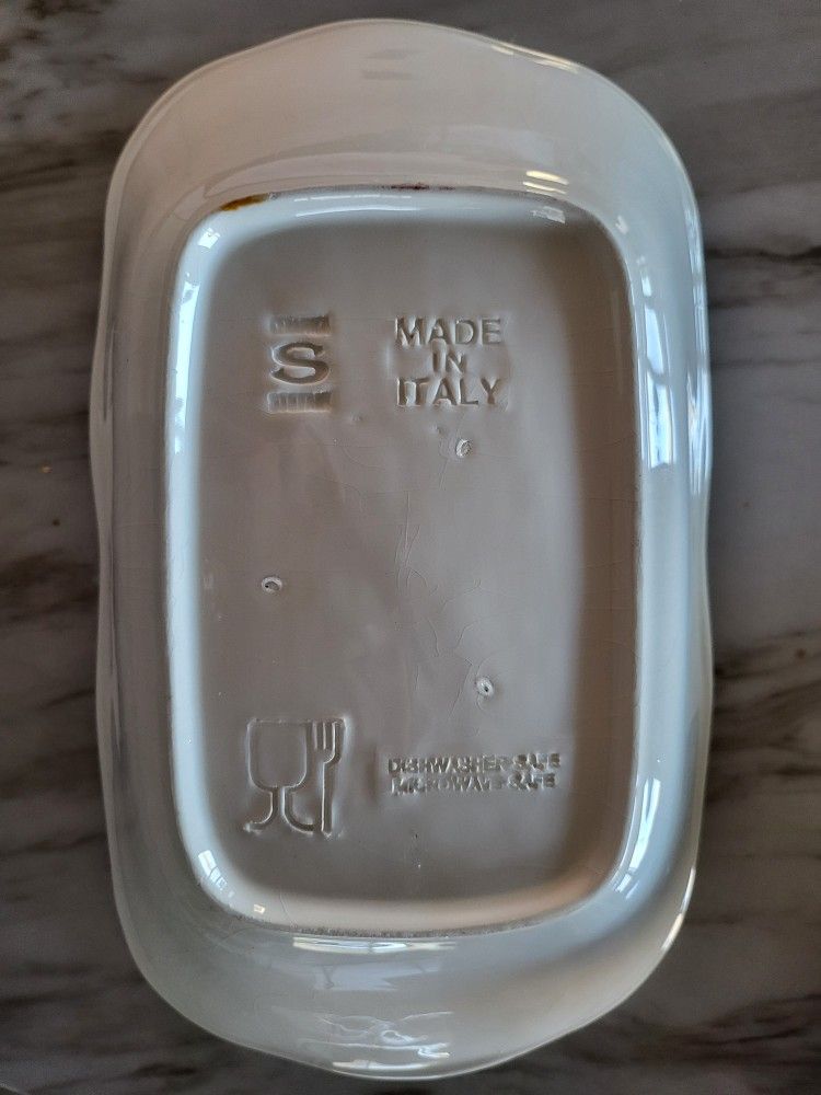 Vintage Italian Majolica Serving Dish Platter