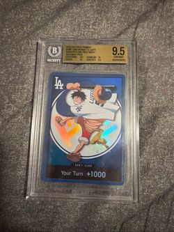2026 One Piece Promos Don!! Card Monkey D.Luffy Dodgers X One Piece Night Graded