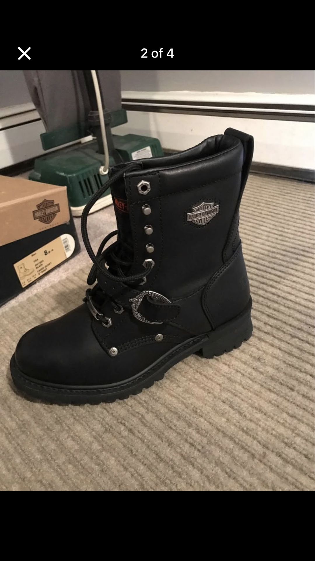 Mens Size 9 Harley Davidson Boots