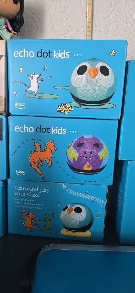 Amazon Echo Dot Kids (newest model), Designed for kids, with