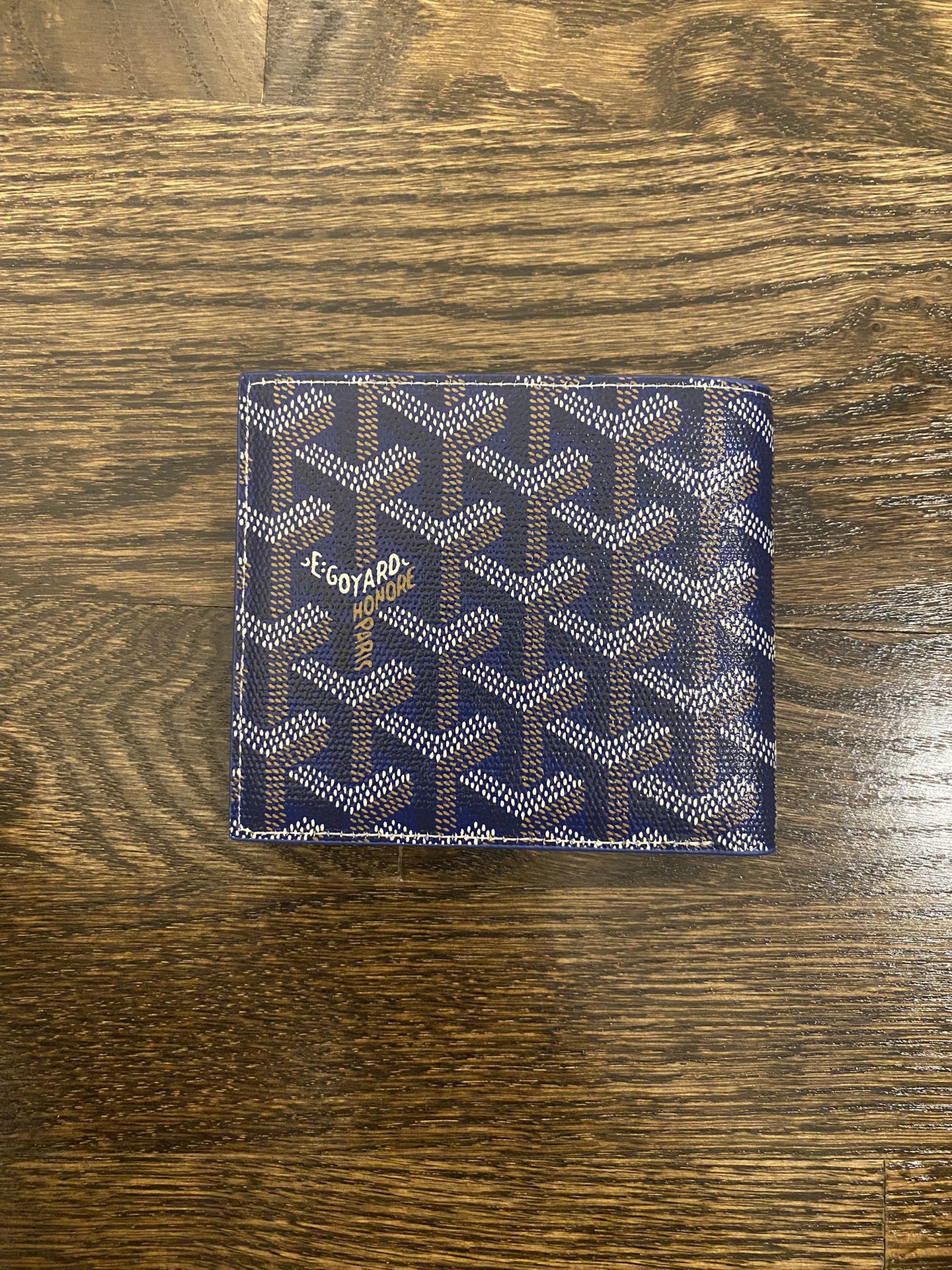 Leather wallet Goyard Navy in Leather - 35475267