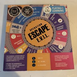 NEW Operation Escape EVIL Kitki Learning Board Game Magical World of Chemistry