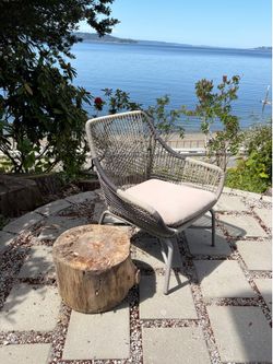 WEST ELM OUTDOOR ARMCHAIR