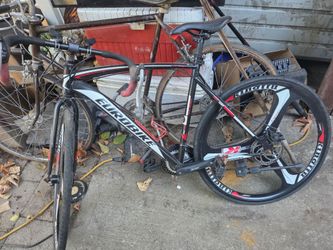 Road bike only ridden a few times 3 spoke rims