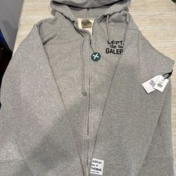 Gallery Department Zip Up gray hoodie NEW