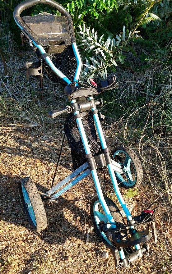 Golf push Cart Sun Mountain Gx Speed Cart with Extra Storage And