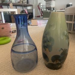 Two Flowers Plant Vases