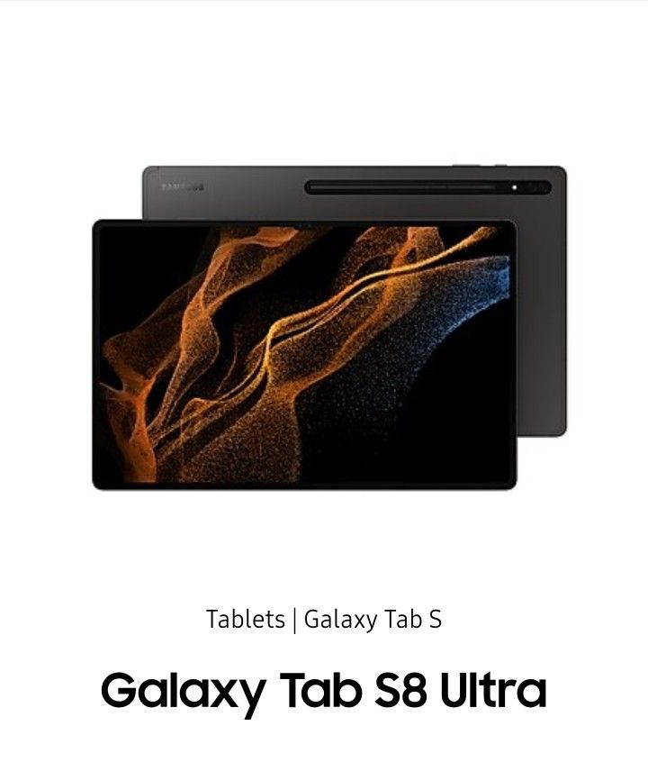 Galaxy Tab S8 Ultra, 128GB, Graphite (Wi-Fi) & Glaxy Tab S8 Ultra Keyboard + COACH LAPTOP CASE
