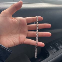 Lab Diamond Heart Bracelet 