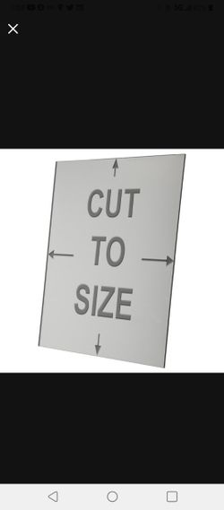 Custom Cut To Size Mirror