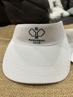 New Tags On Pickleball Visors 