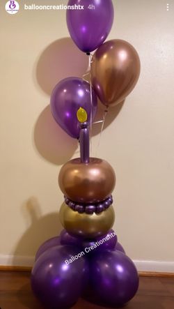 Birthday balloon bouquet