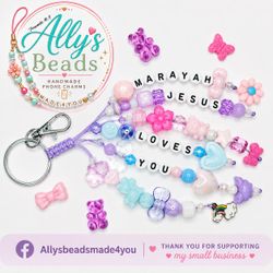 Ally's Beads Handmade Phone Charms