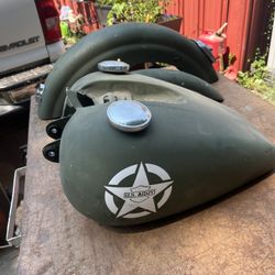Harley Sportster Tins Fat Bob Tank And Fenders 