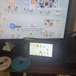 Wii U With Wii Games
