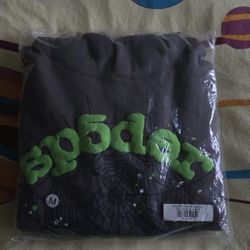 Demin Tears And Spyder Hoodie