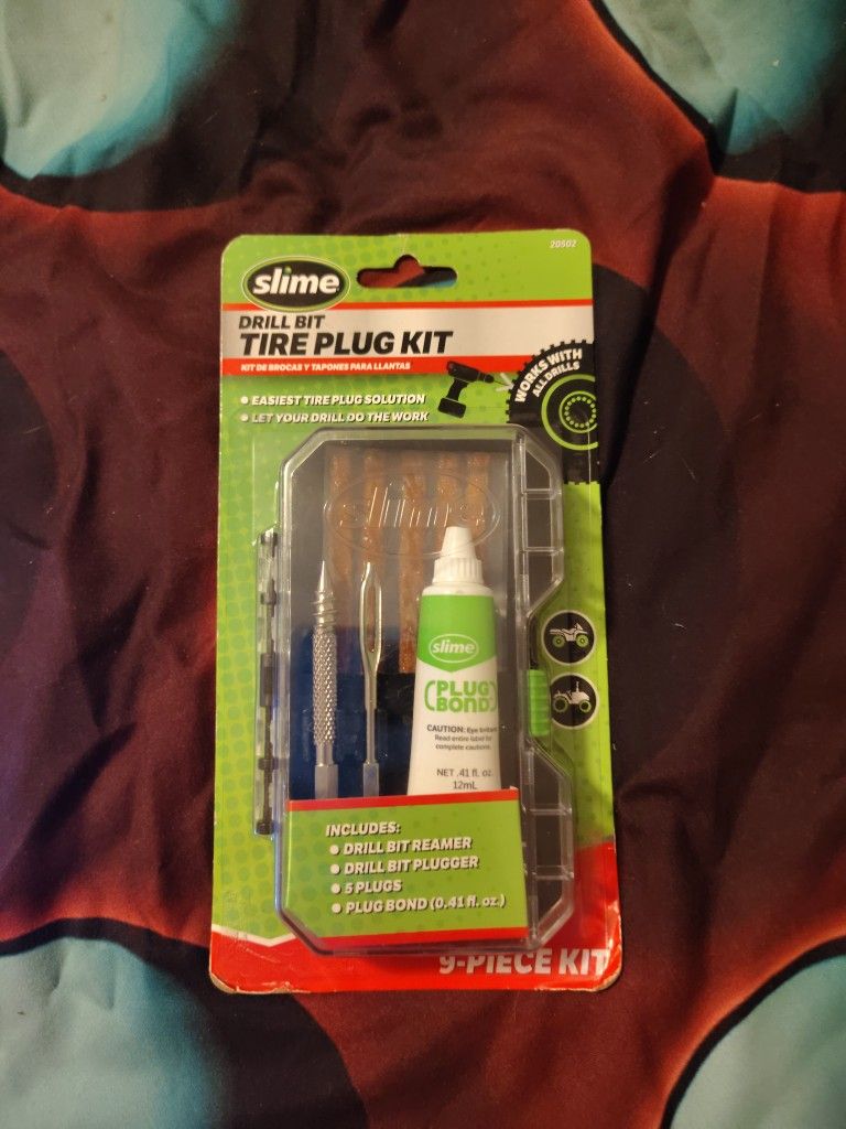 Drill Bit Tire Plug Kit