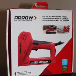 ARROW T50ACN CORDED STAPLE GUN AND NAILER RED 18GA BRAD NAILS NEW