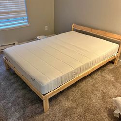 IKEA Full Bed Frame /full Mattress (like New)
