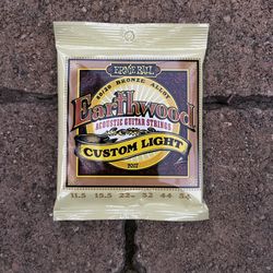 Ernie Ball Earthwood Acoustic Guitar Strings Custom Light 