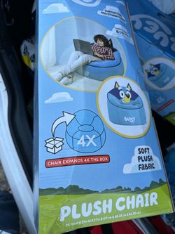Bluey plush chair