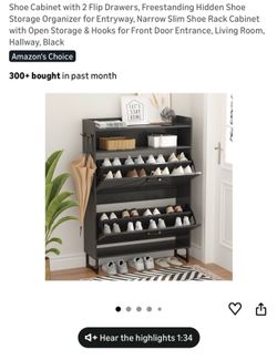 Black Shoe Rack
