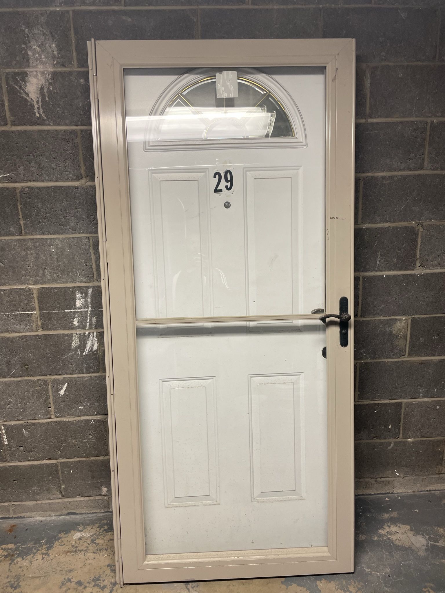 36 Inch Steel Door And Storm Door (exterior)