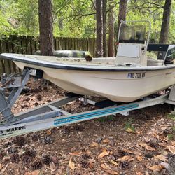 2001 21’ Carolina skiff, Yamaha 60 outboard