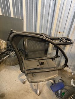 Minibike frame and two engines
