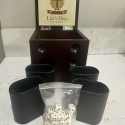 Artisan Games Deluxe Wooden Liars Dice 