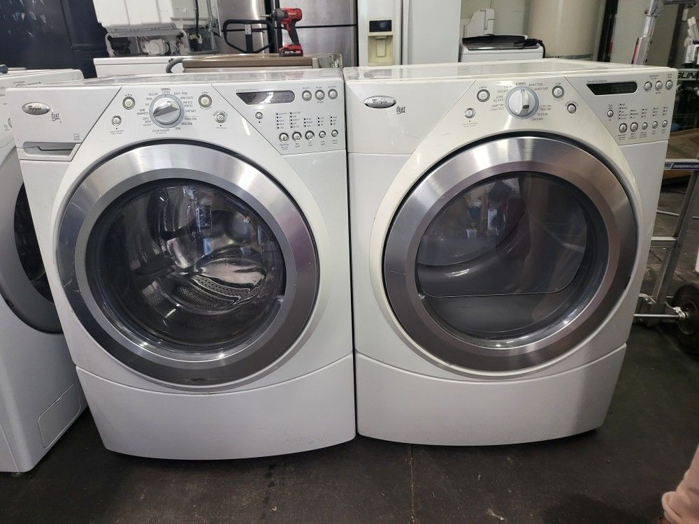Whirlpool Washer And Dryer Set Electric 30days Warranty 