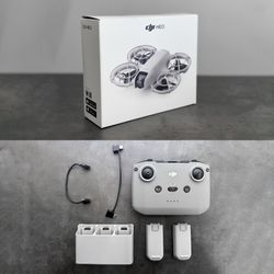 Sealed DJI Neo Drone + RC-N3 2 Batteries Charging Hub Accessories