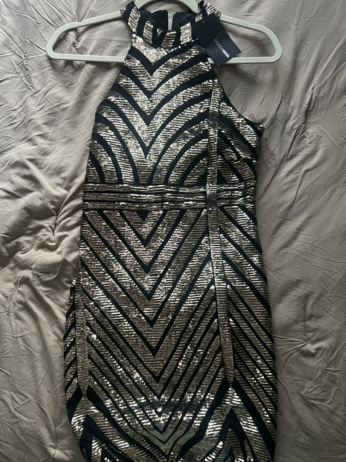 Sequin Mini Dress