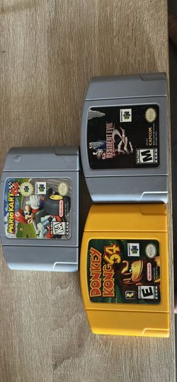 Nintendo 64 Game Cartridges Lot of 3