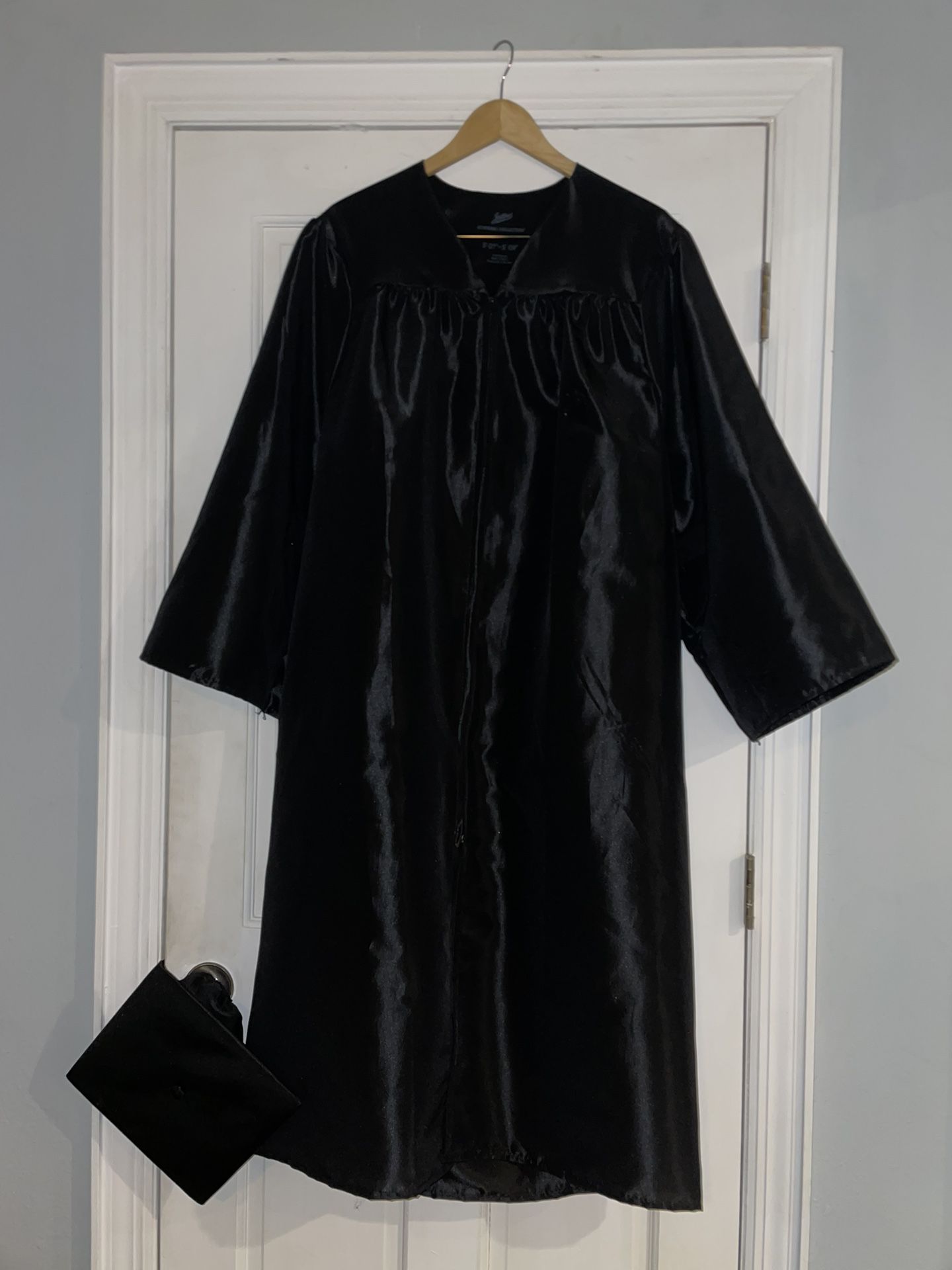 Graduation gown and cap