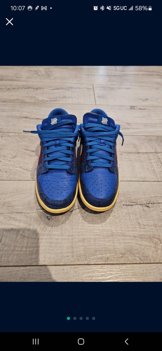 Nike Dunk Low Undefeated 5 On It Size 9.5