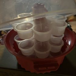 Large Cupcake Carousel Travel Carrier Stand 3 Tier