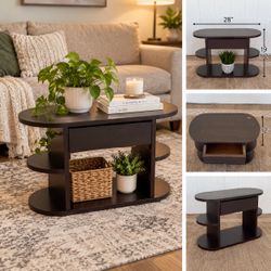 Small Coffee Table with Storage