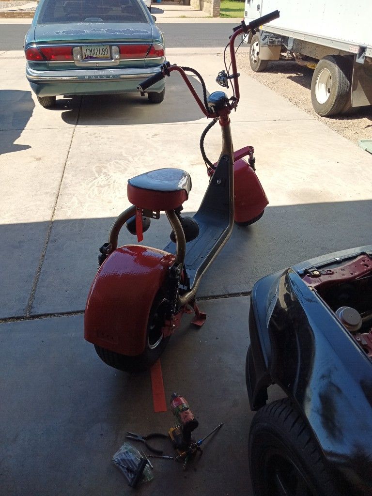 Red & Black Phat Scooter