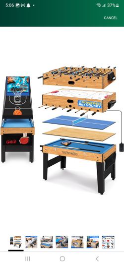 Serene life 48 inch 6 in 1 multi game