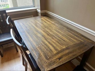 Wooden Dining Table and 6 Chairs