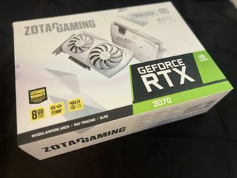 Graphics Card: ZOTAC GeForce RTX 3070 Twin Edge OC – White Edition (8GB GDDR6)