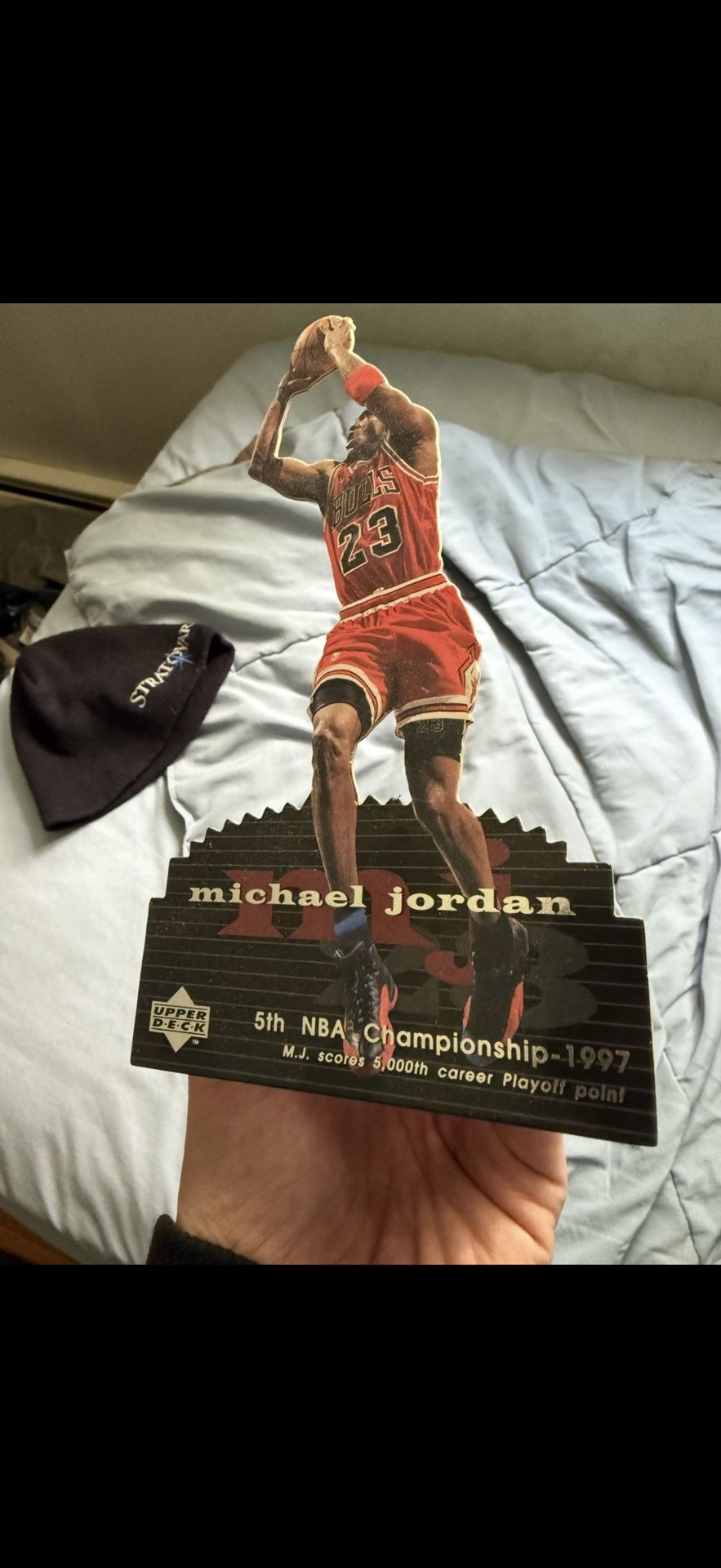 Michael Jordan 1997 5th NBA Championship 7.5 Inch Standup Card Board Cutout Trading Card