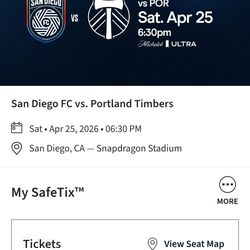 San diego fc ticket