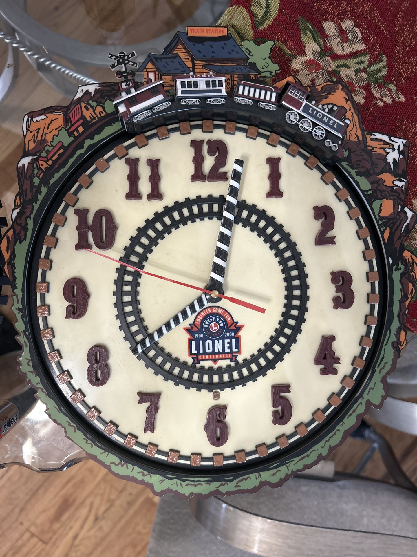 Vintage Lionel Train Clock