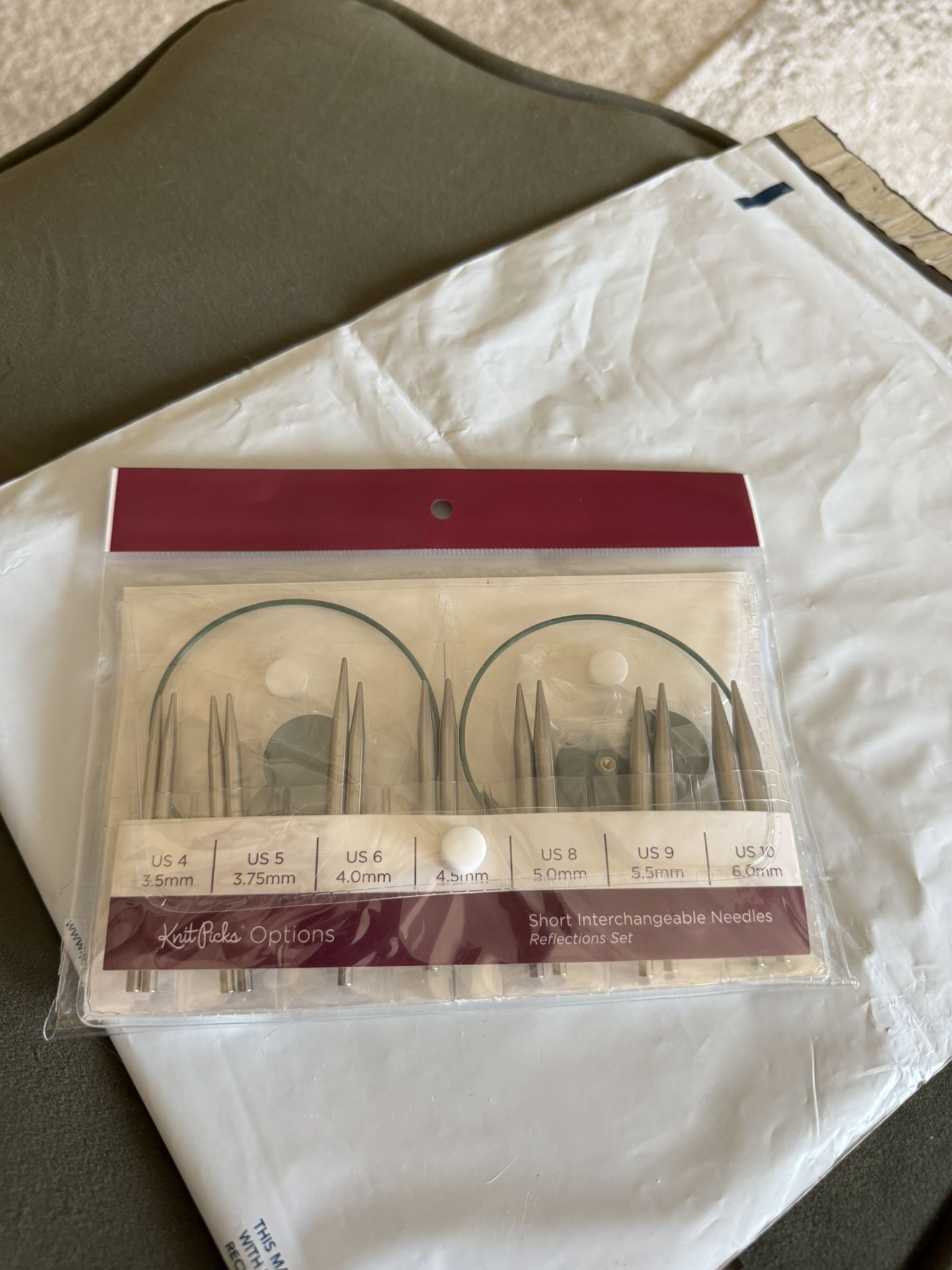 Short Interchangeable Knit Needles (BRAND NEW)