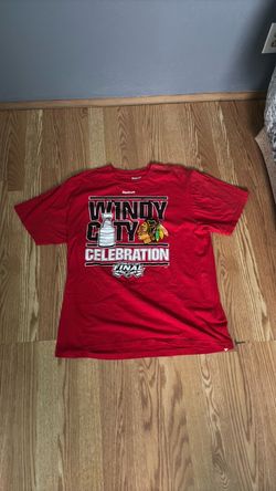 Red Reebok Celebration Shirt